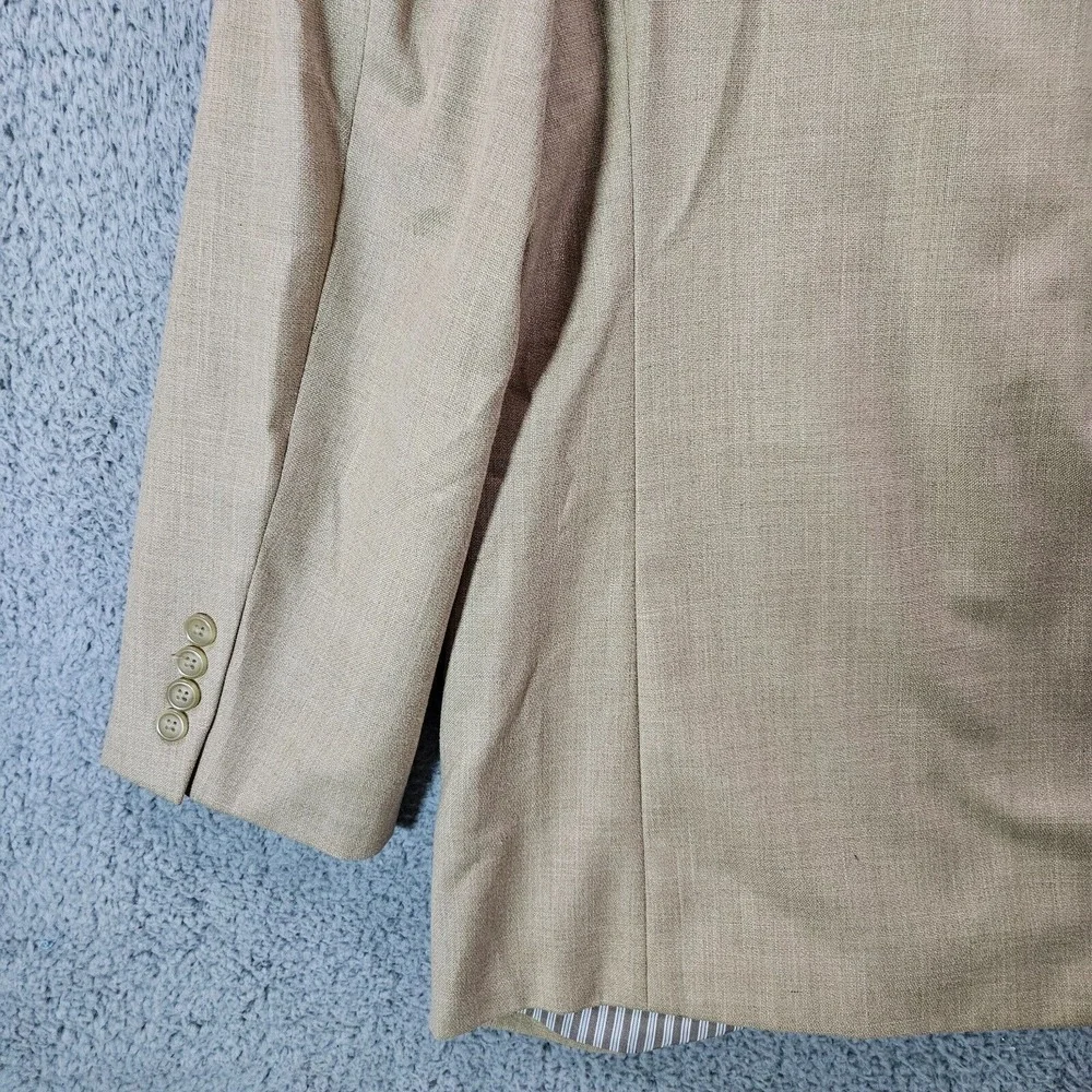 Lauren‎ Ralph Lauren Blazer Sport Coat Suit Men 43L 2-Button Beige